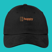 B Happy Hat - Brushed Twill Cap